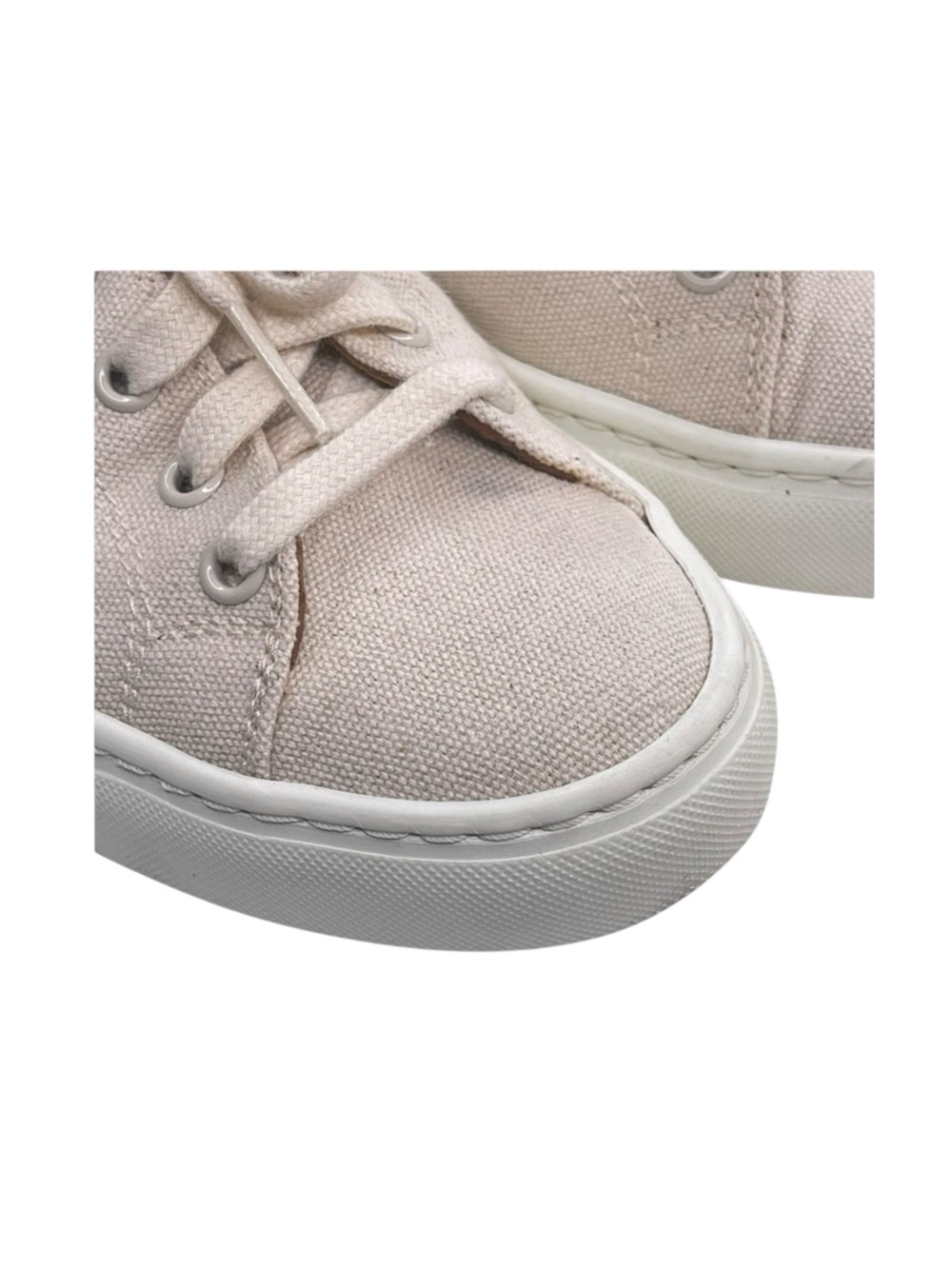 Margaux 𖦹 The Sneaker 𖦹 Neutral Canvas 𖦹 Luxury Harper’s Bazaar 𖦹 37.5 7M 7.5M - Picture 10 of 16